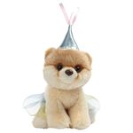 Gund World's Cutest Dog Itty Bitty Boo #46 Princess Plush, 5" , Silver