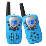 Lictin Walkie Talkies for Kids, 3KM Long Range Walky Talky, 2 Way Radio Toy with LCD Flashlight, Two Way Radio, Camping, Hiking, 2 Pack, Gift for Boys and Girls 3-12 Years Old