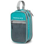 TRAVALATE Solid 11 Cms Cosmetic Pouch (L_ABParent_Ocean Blue)