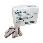 Pyrometric Cones For Monitoring Ceramic Kiln Firings-Cone 6 (1 Pkg/50) by Orton Cones