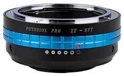 Fotodiox Pro Lens Mount Adapter, for Mamiya ZE (35mm) lens to Olympus Panasonic Micro Four Third (MFT) Mirrorless Cameras