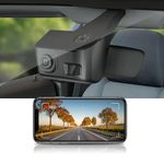 Fitcamx Dashcam 4K Suitable for Audi (HD2-3760) Grey, 2160P car camera UHD video WiFi, OEM Audi accessories, parking monitor, G-sensor, loop recording, WDR dashcam, plug & play, with 64 GB card