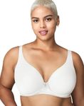 Wonderbra Womens Plus Support Underwire Full Coverage Bra, White, 38DD US