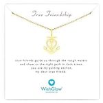 Friendship Necklace Heart Anchor - 