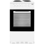 Beko KS530W 50cm Single Oven Electric Cooker With Sealed Plate Hob - White