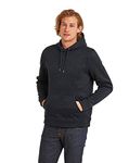 Mosby Men's Knitlook Fleece Hoodie Dark Indigo