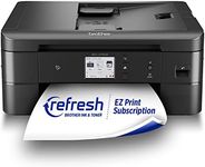 Brother MFC-J1170DW Wireless Colour Inkjet All-in-One Printer with Mobile Device Printing, NFC, and Cloud Printing & Scanning, for Home Office and Personal Use with Refresh Subscription Option