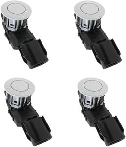 AUTO OCCASION 4Pack White Reverse Backup Sensor Parking Assit Sensor Compatible with Toyota RAV4 2014-2018 Tacoma 2015-2022 Tundra 2014-2021 89341-0C010