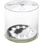 MPOWERD Luci Outdoor 2.0: Solar Inflatable Lantern, 75 Lumens, Clear Finish with White LEDs, Lasts Up to 24 hrs, Waterproof, Camping, Backpacking, Travel and Emergency Kits