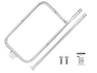 BBQMANN 65032 23.5 Inches Burner Tube Set for Weber Q300, Q320, Q3000, Q3200 Gas Grills, 304 Stainless Steel Grill Burner kit Replacement for Weber Q Series 60036, 80385, 13122, 404341