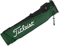 Titleist Ultra-Lightweight Golf Club Travel Carry Bag with 2 Pockets, Apparel Storage Pocket, and Double Strap, Heathered Forest Green