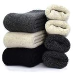 3Pack Men's Wool Blended Winter Super Thick Warm Crew Socks Size 6-11