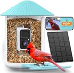 NETVUE by Birdfy Smart Bird Feeder with Camera, Bird Watching Camera, Auto Capture Bird Videos & Motion Detection, Wireless Camera Ideal Present for Bird Lover (Solar Blue)