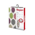 Rayen 6155.17 Adjustable Ironing Board Cover, 130 x 47 cm, Multi-Coloured Leaves