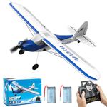 OKSTENCK Remote Control Aircraft Plane with Aileron, 19.7" Wingspan 4-CH RC Plane with 3 Modes Easy to Control One-Key U-Turn Easy Control for Adults Kids, One Key Aerobatic(761-4 RTF)