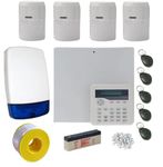 Wired Intruder/Burglar Alarm System Kit - Professional Kit with 4 PIRs and LCD Keypad