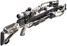 TenPoint Stealth 450 Crossbow, Veil Alpine - 450 FPS - Our Fastest Forward Draw Crossbow - Includes 100-yard EVO-X Marksman Elite Scope, ACUslide & 3 Pro Elite 400 Carbon Arrows