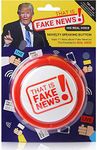 Donald Trump Fake News Button - 11 Fake News Quotes In Real Voice - Talking Gag Gift Desk Item - Gag Accessories Gifts for Men and Women - Funny Merchandise Stuff - Batteries Included