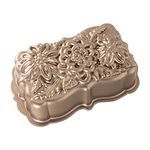 Nordic Ware 93148 Wildflower Loaf Pan, One Size, Copper