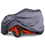 PALON Waterproof Riding Lawn Mower Cover,Heavy-Duty 420D Oxford Cloth, Universal Fit Lawn Mower and Riding Lawn Tractor Covers, UV & Water Resistant for Outdoor Lawn Mower Storage (72"L x 55"W x 46"H)