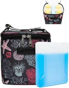 Sarah Wells Cold Gold Breastmilk Cooler with Ice Pack (Ocean)