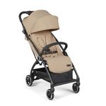 Ickle Bubba Aries Prime Autofold Stroller with Carry Bag, Buggy Organiser, Footwarmer and Cup Holder - Feather-Light Design, Multi-Position Recline, and Handy Auto-Fold Mechanism (Biscuit)