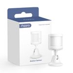 Aqara Motion Sensor, Zigbee Connection, for Alarm System and Smart Home Automation, Broad Detection Range, Compatible with Apple HomeKit, Alexa, Requires Hub (White)