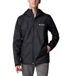 Columbia Men's Inner Limits Jacket, Waterproof Rain Jacket, Black, Size L