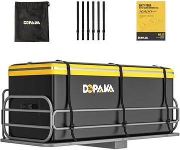 Car Rear Box Articulated Frame Load Bags Hitch Cargo Carrier Bag 100% Waterproof Hitch 18.2 Cubic Feet 58.5 x 22 x 25 Inch Hitch Cargo Bag Includes 6 Reinforced Straps for Truck Pickup All Vehicles