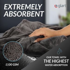 Glart XXL Car Drying Cloth – Premium Microfiber 60x40cm Towel