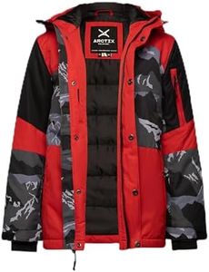 Arctix Kids' Spruce Insulated Jacket, Mountain Camo Black, Medium