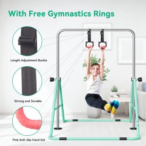 FBSPORT Folding Gymnastics Bar – Adjustable Training Equipment