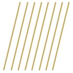 1/8 inch Solid Brass Rods Lathe Bar Stock Kit Brass Round Stock 3.15mm/1/8 inch in Diameter 12 Inches in Length,H59,8PCS