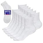 Diabetic Socks Mens Cotton 6-Pack A