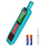 Kiprim Natural Gas Leak Detector Portable Gas Tester with Audible & Visual Alarm,H/L Sensitive Mode to Locate Combustible Sources Propane for Home,Batteries Included