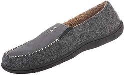 Acorn Men's Crafted Moc Slippers, Ash, Medium