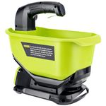 Gerttilyon Salt Spreader for Ryobi 18V One Salt Spreader - Handheld Power Spreader for Seeds, Fertilizer, and More. Year-Round Coverage for Grass Seeds, Rock Salt, and ice melt Seasons. (Tool only)