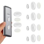 COMNICO Magnetic Remote Control Holder, 6Pcs Wall Mount Holders for TV Fan, and Air Conditioner Remotes Self Adhesive Phone Charging Organizer Storage Containers Strong Magnet Securely Hold