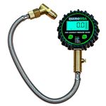 Rhino USA Digital Tire Pressure Gauge (0-1700 KPa) - Professional ANSI B40.7 Accurate, Easy Read Glow Dial, Premium Braided Hose - Heavy Duty Air Guage for Truck Tires, Cars, Semi, RV & More!