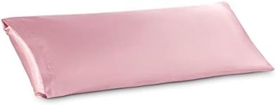 Bedsure Satin Body Pillow Cover 20x