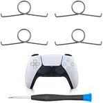 MMOBIEL 4 Pcs L2 R2 Trigger Button Springs for PlayStation 5 PS5 DualSense Controller CFI-ZCT1W Incl. (+) Screwdriver