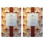 Greenleaf CINNAMON 2 pack of Large Scented Sachet Bag - Drawer Fragrance Wardrobe Air Room Freshener for Living Room Bedroom Bathroom Laundry Basket or Car