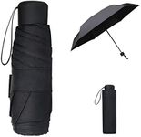 Vicloon Mini Umbrella, Pocket Umbrella, 6 Ribs Lightweight Compact Folding Umbrella Windproof Rain and Sun Umbrella with Reinforced Frame for Travel,School,Daily Life (Upgrade