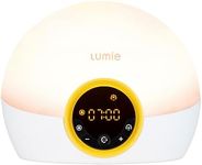 Lumie Bodyclock Rise 100 - LED Wake-Up Light Alarm Clock with Realistic Sunrise and Sunset, Dimmable, Multicolour