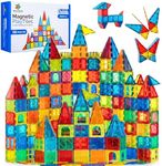 Magnetic Tiles 56 PCS, Toy for 3 4 5 6 Year Old Boys Girls Kids & Toddlers, Magnetic Blocks Building Set, Magnetic Tiles for Kids, STEM Educational Building Toy, Great Gift for Kids Aged 3-8