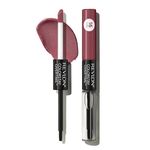 Revlon Liquid Lipstick with Clear Lip Gloss, ColorStay Face Makeup, Overtime Lipcolor, Dual Ended with Vitamin E in Plum/Berry, Relentless Raisin (270), 0.07 oz