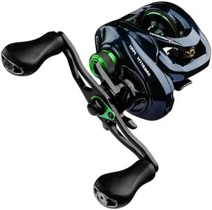 HANDING Magic Soul Baitcasting Reel - High Capacity Casting Reel with 9+1 Stainless Steel Bearings, 7.2:1 Gear Ratio, 15.4 lb Drag - Baitcaster Fishing Reel, Right Hand