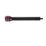 KJKVIVH 1 Piece Hunting Bow Professional Stabilizer Rod 8Inch Black with Rubber Damper for Archery Accessories