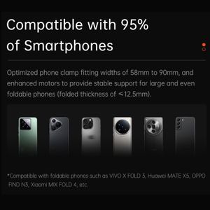 Hohem iSteady M7 3-Axis Smartphone Gimbal – AI Tracker, Remote, Fill Light