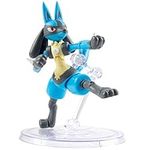 Pokémon 6" Lucario Articulated Battle Figure Toy with Display Stand - Officially Licensed - Collectible Pokemon Gift for Kids and Adults - Ages 4+